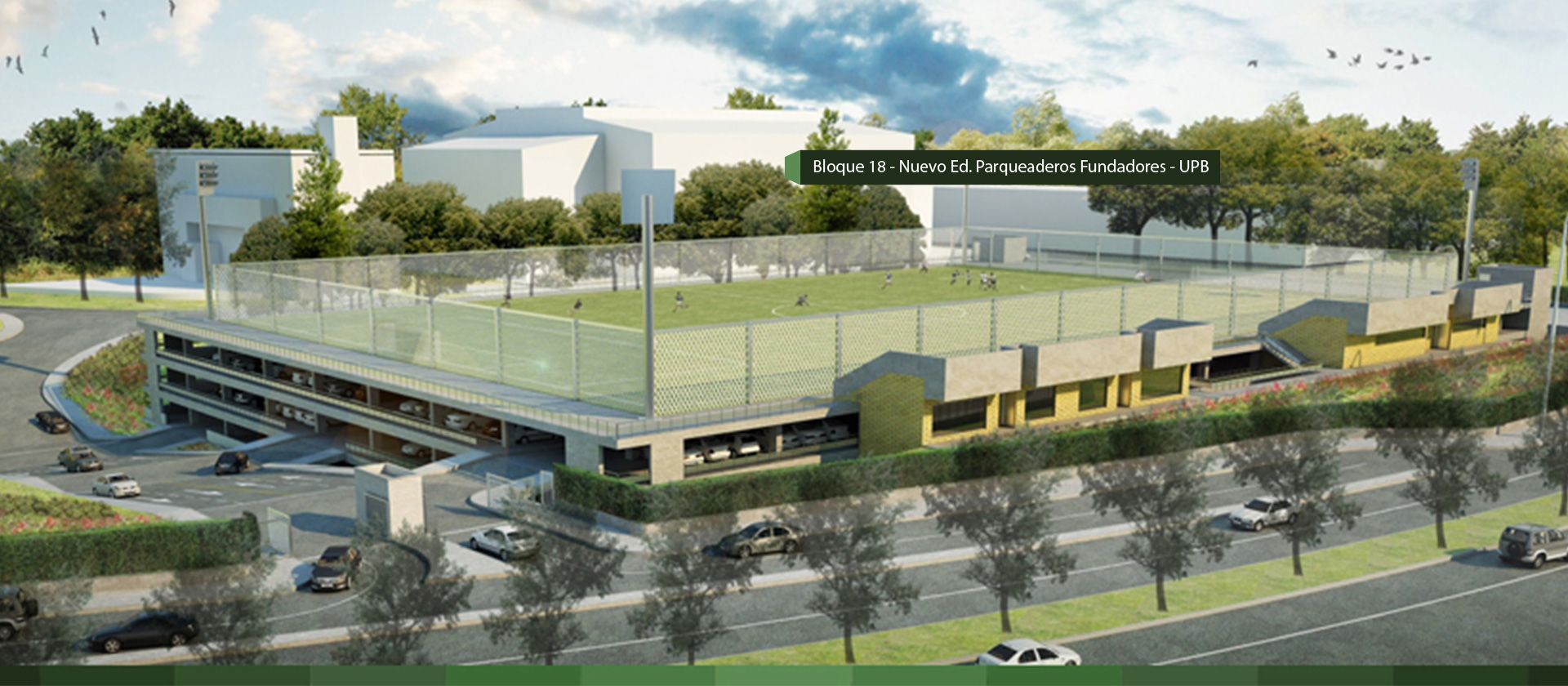 bloque 18 parqueaderos edificio fundadores UPB
